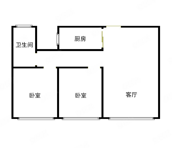 大连天下粮仓户型图片