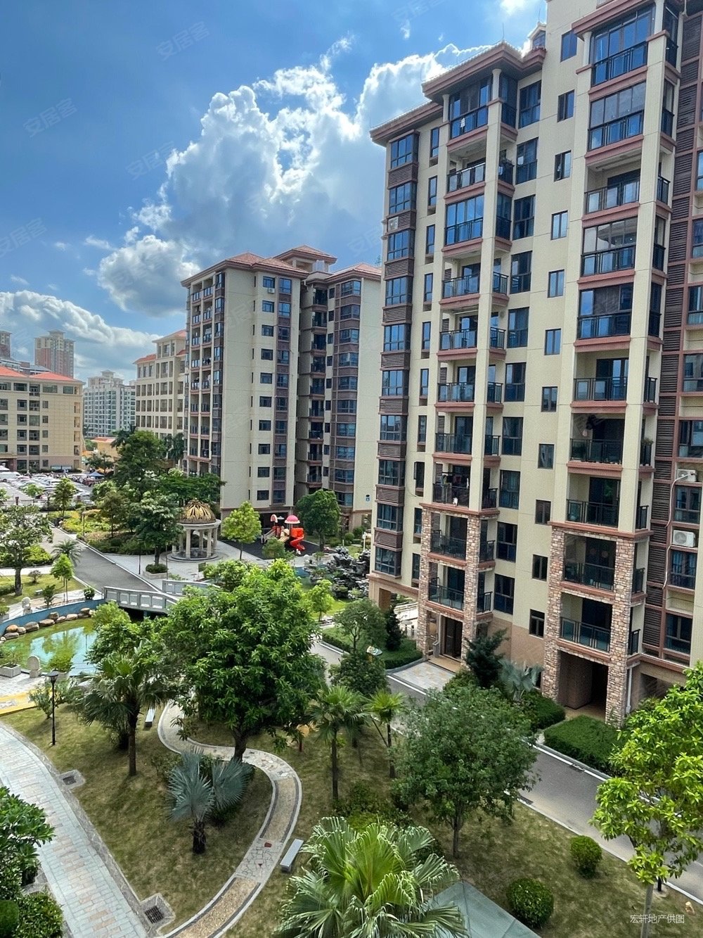 桃源居东区精装三房2卫南北通透