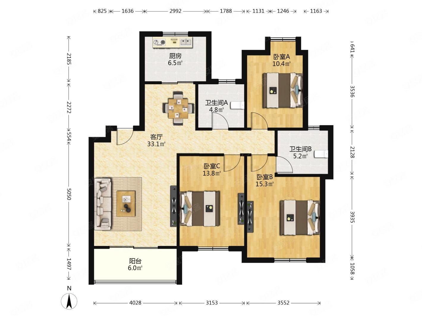 天鹅湖花园朝南双卫生间商品住宅近地铁低密宜居