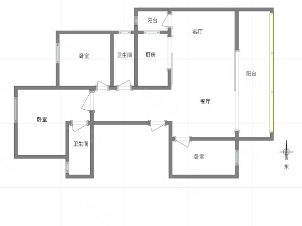 碧桂园保利云禧(三期)4室2厅2卫119.46㎡南87万