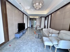 海口美兰海甸可看海阳台已做隐形防盗窗朝南户型方正采光好恒大美丽沙天璟湾出租房源真实图片