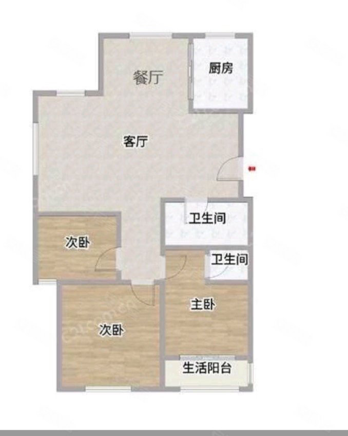 金凯家园3室2厅2卫130㎡南北160万