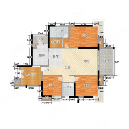 御金沙3室2厅2卫127.08㎡南北425万