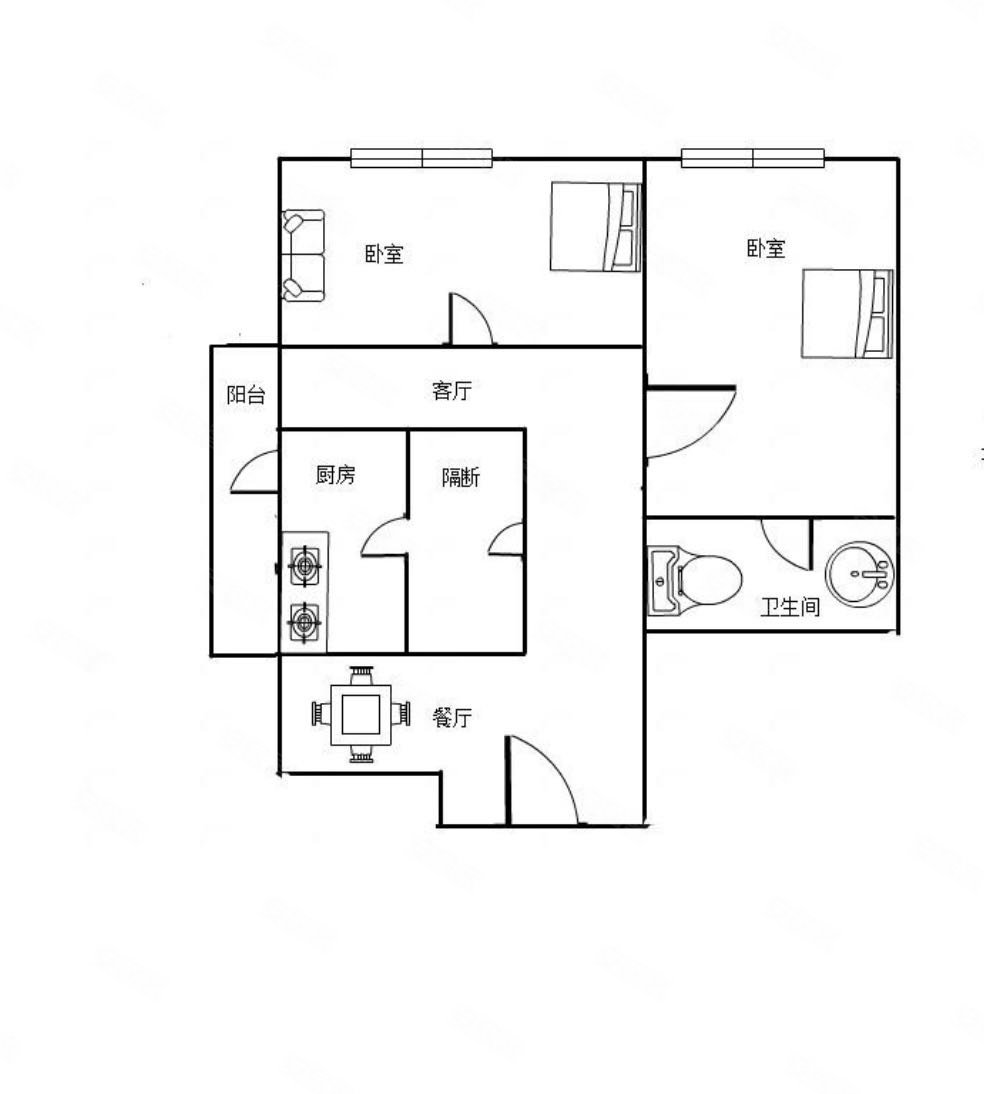 华普花园租售部二环内少有东南户型实测挑高三米20平阳台