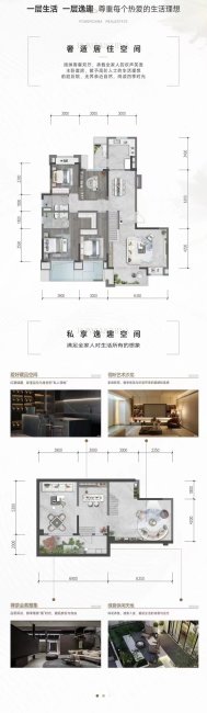 电建地产洺悦御府4室2厅2卫250.8㎡南北258万