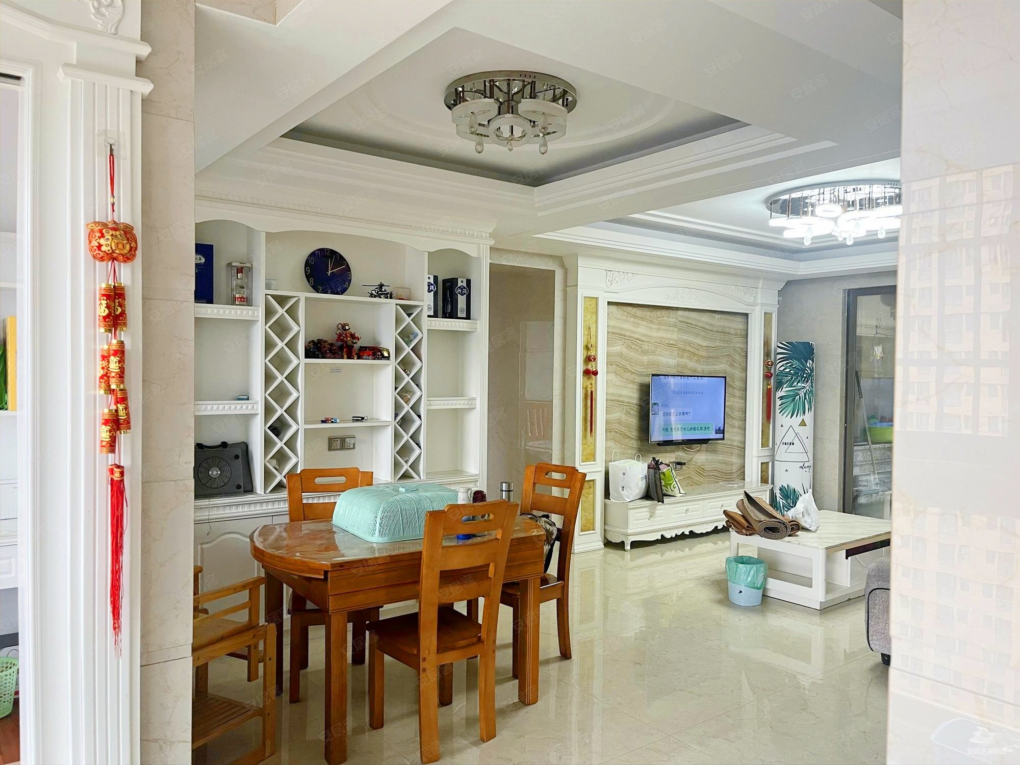 端头精装修 120平3房 送车位,罗富苑二手房,69万,3室2厅,1卫,120平米