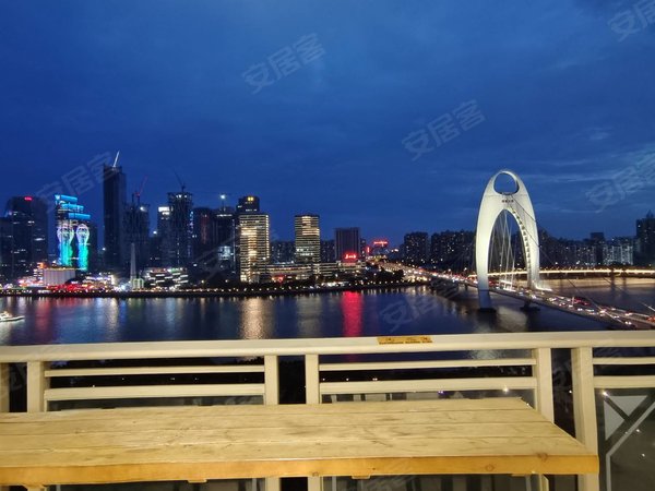 广州天河珠江新城东猎德花园新上 一线江景全貌 猎德花园 200平豪华