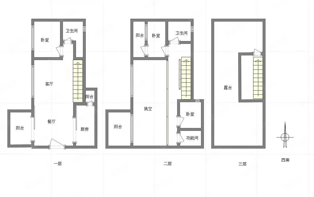 珠江城d区临地铁上叠别墅带露台诚售