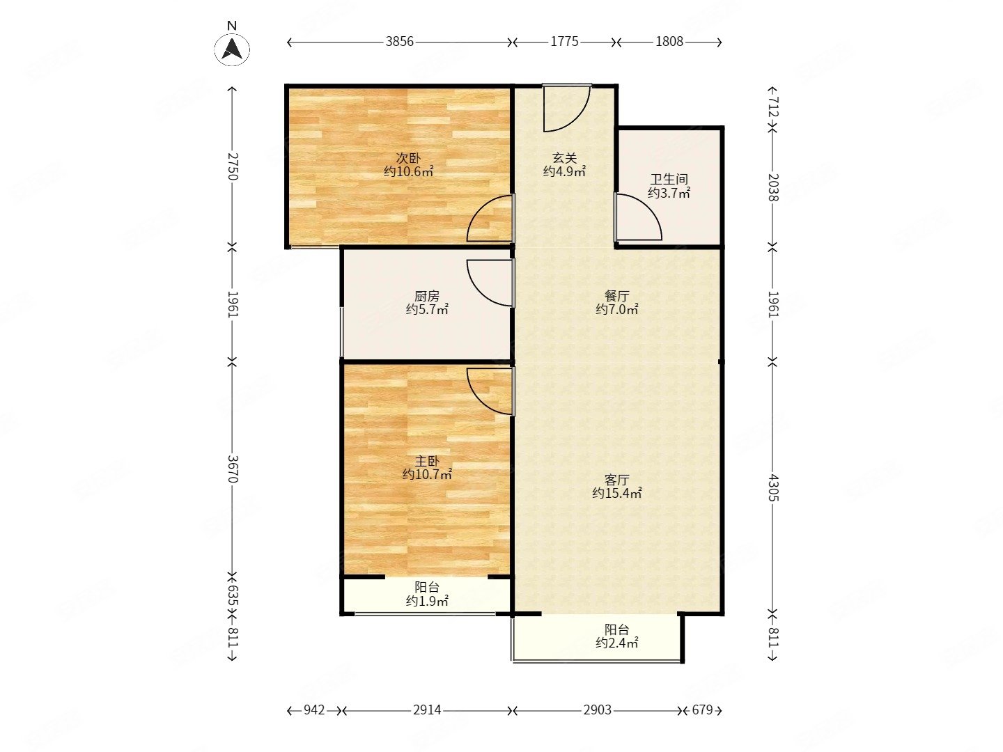 南高营(恒大回迁二区) 2室2厅1卫,南高营二手房,69万,2室2厅,1卫,90