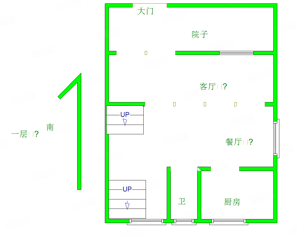 北苑小区5室4厅3卫286.87㎡南北330万