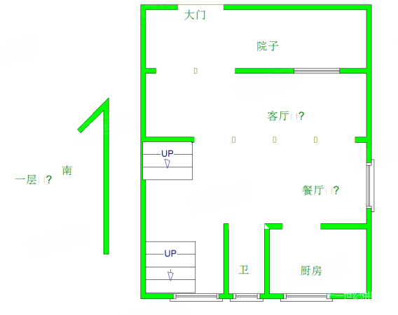 北苑小区5室4厅3卫286.87㎡南北330万