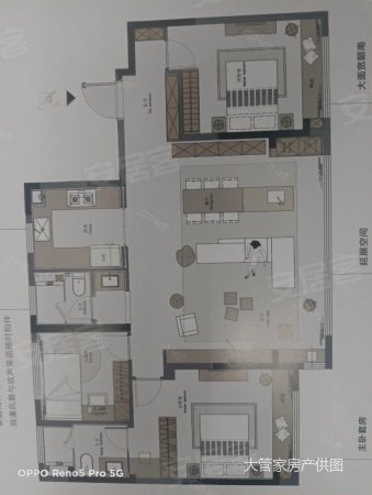 万科时代华鸿翡翠悦府3室2厅2卫117.77㎡南北248万