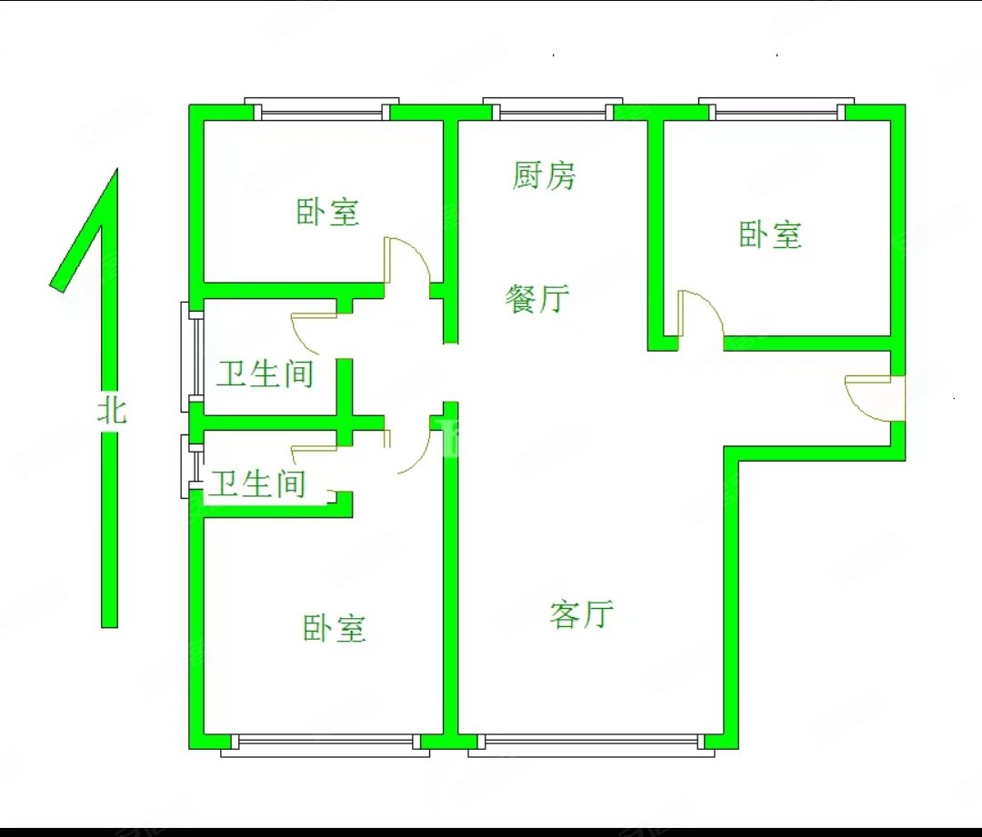 玉泉嘉园户型图图片