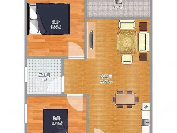 衢州柯城西区新湖玫瑰园新湖玫瑰园电梯高层2室2厅1卫精装修拎包入住位置好出租房源真实图片