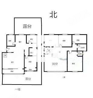 雅园小区6室3厅4卫224㎡南北118万