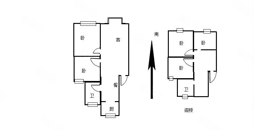 八卦洲丽岛花园四楼带阁楼露台南北通透得房率高