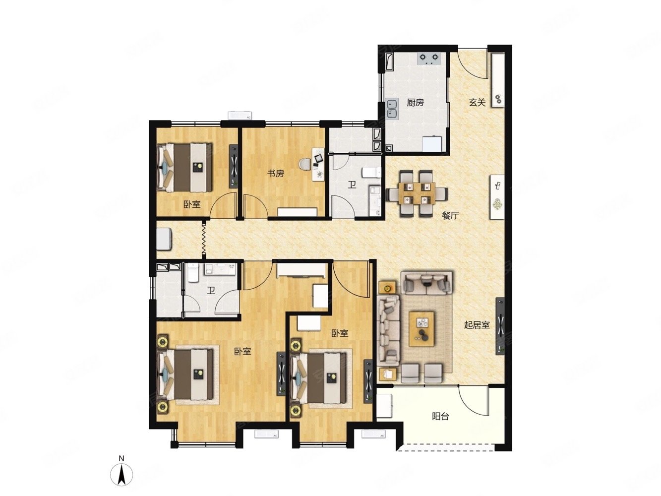 胶州华润城一期b区