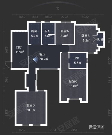 奥宸一期退台洋房单价9000带精装户型好