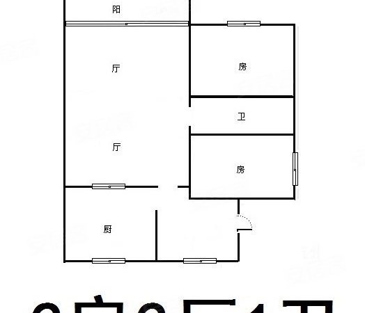 汕头潮阳城南街道桂和新城桂和新城好楼层,2房2厅,全配套,南北通透采光好出租房源真实图片