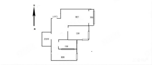 世纪家园(密云)2室2厅1卫102㎡东南240万