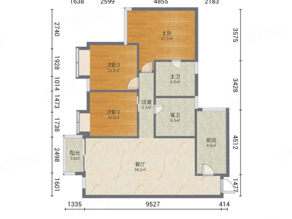东莞樟木头东城广场御景花园房源采光好,南北通透,业主诚意出出租房源