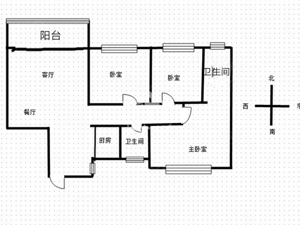 南宁良庆大沙田瑞和家园(一期)2号线地铁瑞和家园小区三房两卫,有钥匙