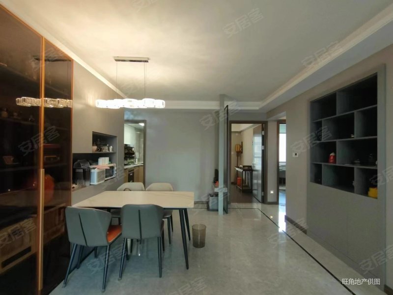 保利熙悦12891平电梯中间楼层3室2厅2卫五明户型