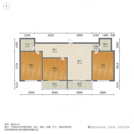 金桂苑(金水)3室2厅2卫102.19㎡南115万