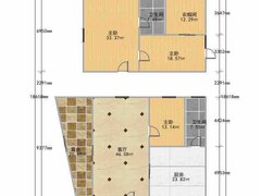 上海静安新客站中海万锦城四期 2室2厅2卫  电梯房 86平米出租房源真实图片