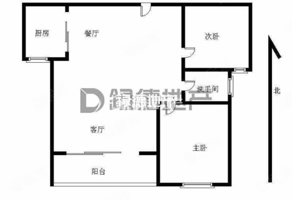 佳元江畔人家2室2厅1卫86.13㎡南北154.6万