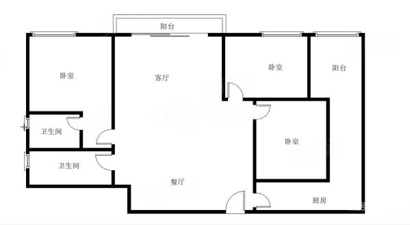 天怡园3室2厅2卫147㎡南北59.8万