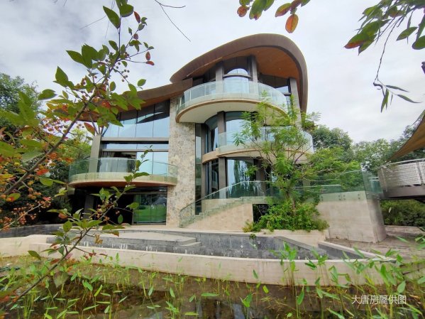 成都十大豪宅之一 麓湖黑珍珠 开发商精装修 正对麓客岛