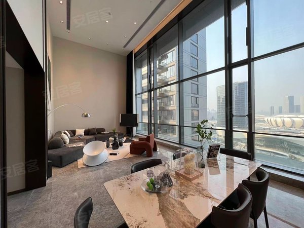 杭州滨江区政府杭州壹号院(公寓住宅)臻奥院330 大平层豪宅目光所致皆