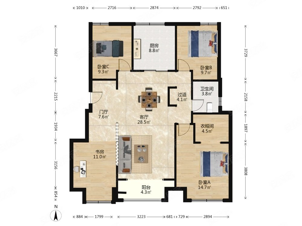 西著七里二组团