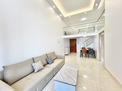 东莞莞城罗沙翠珑湾边户三房，全新家私家具，看房方便，地铁口物业出租房源真实图片