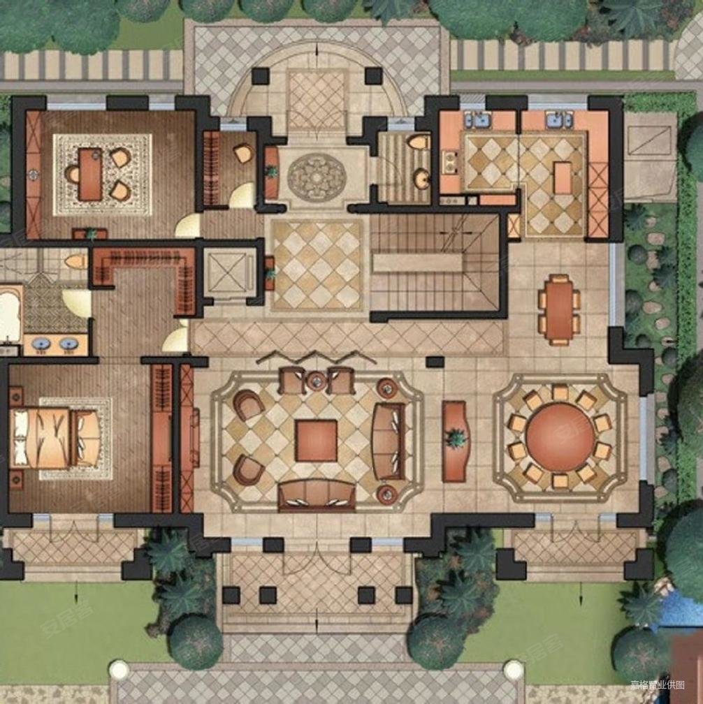 东方别墅一手订单转让花园1000平米大独栋随时看房