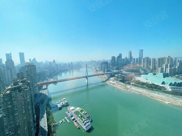 重庆江北华新街龙湖北滨910北滨路看江小两房!可月付!