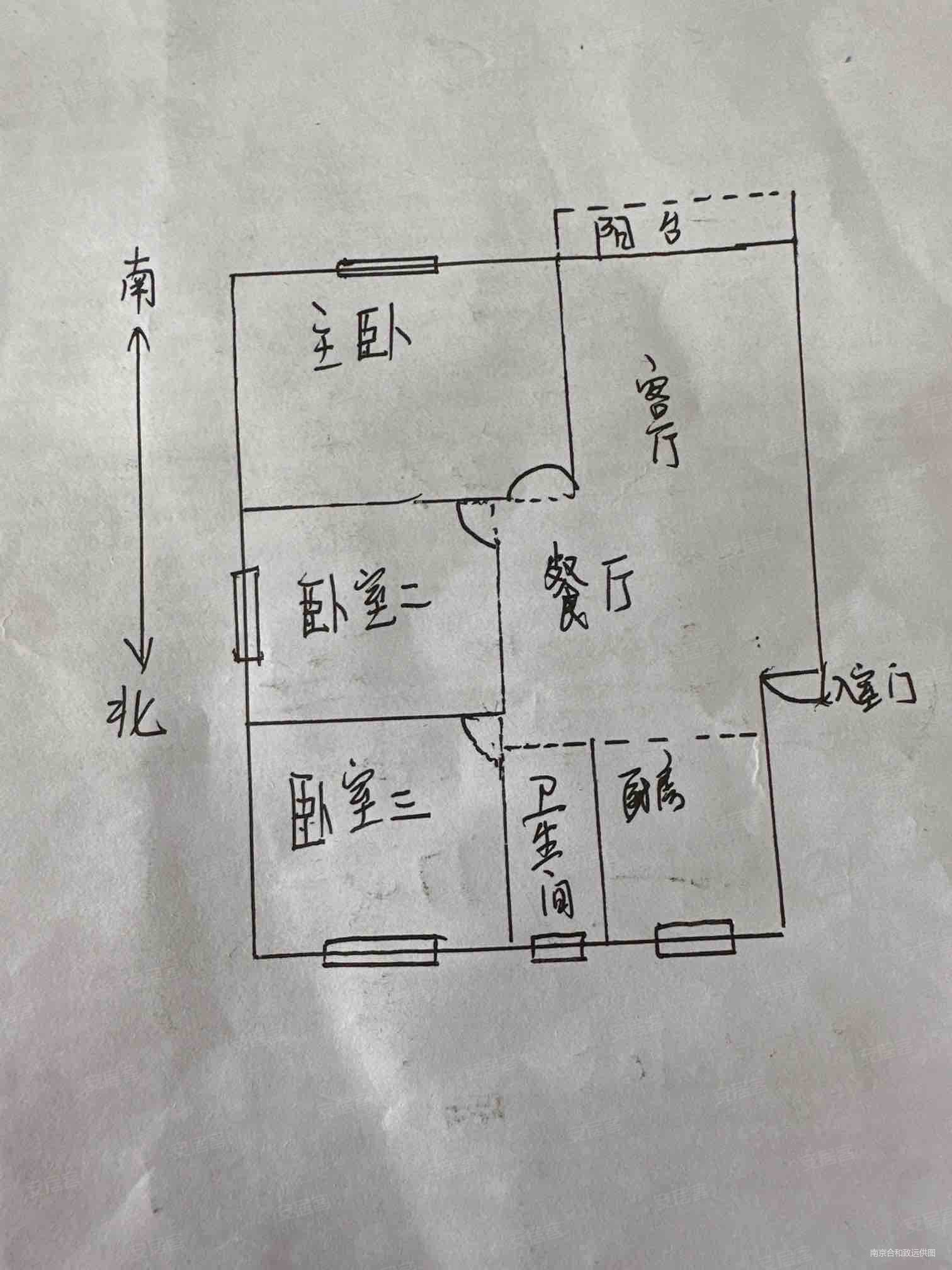 丽岛花园3室2厅1卫101㎡南158万