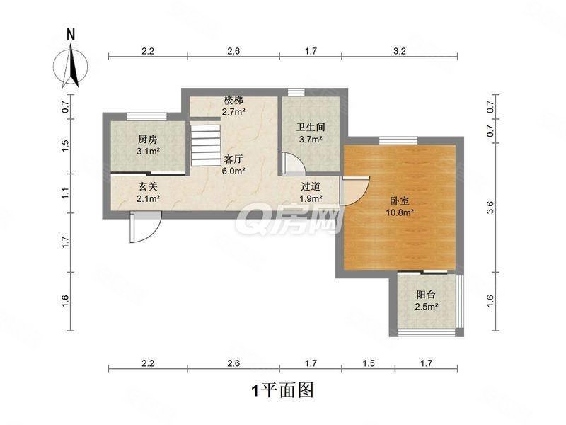 地铁口两房,顶楼复式带露台,空间利用率高,御琴湾二手房,135万,2室2厅