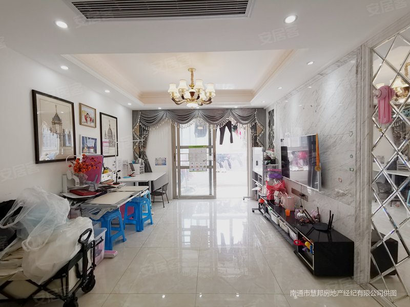 万濠星城全新装修送车位朝晖一附启秀空白页中高楼层小三房