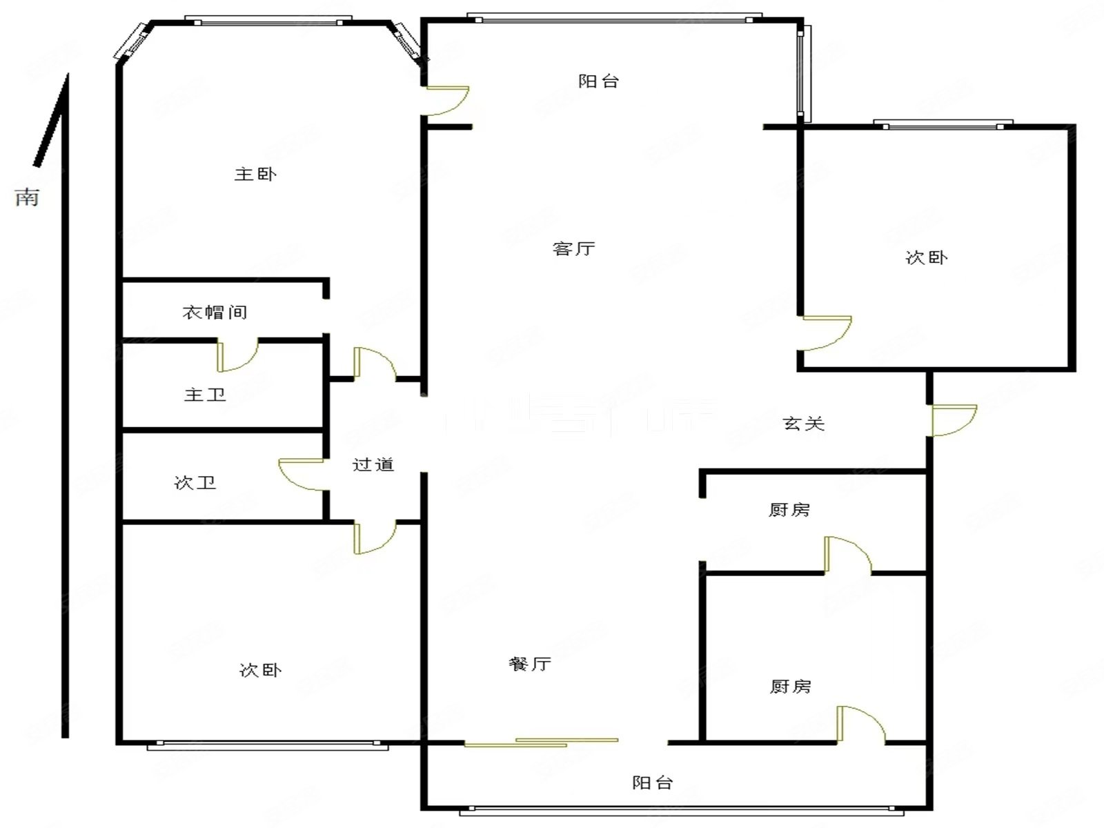 东岸国际二期花园洋房采光无遮挡双阳卧三居室有车位