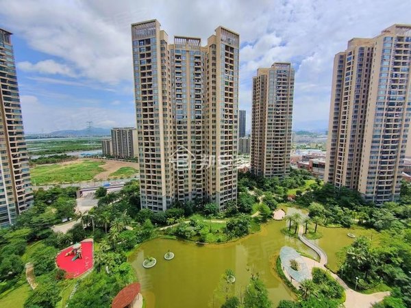 珠海香洲南屏华发水岸(二期)华发水岸二期,高层大2房,一线河景,保养