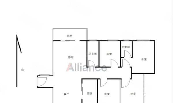 永丰名邸3室2厅2卫120㎡南北66.3万