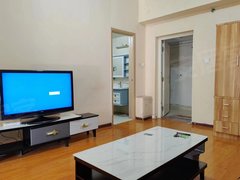 银川金凤正源南街新一中 宝湖夜市 一室一厅 客卧分开 鲁银城市公元公寓出租房源真实图片