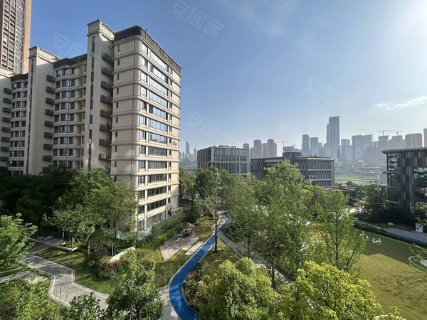 重庆南岸弹子石十里长江华府新出 首租,可月付 纯洋房高端小区 一梯一
