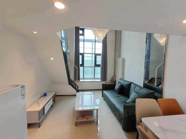 loft复式公寓,楼下地铁口,恒大城精装修,配套齐全,出租房源真实图片