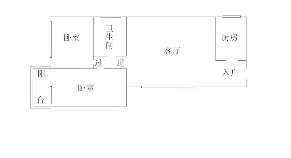 华侨乐园2室1厅1卫83㎡西北320万