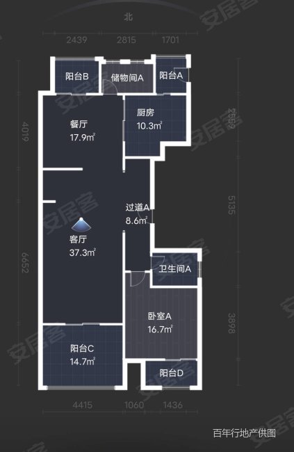 振业泊墅4室2厅2卫269㎡南北335万