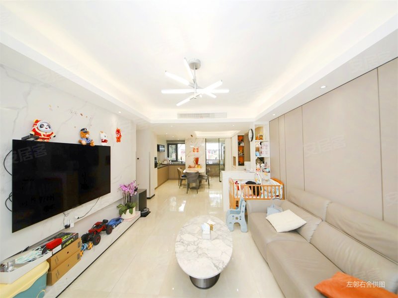 100平大花园东湖大郡西区洋房全新80万精装车位充足