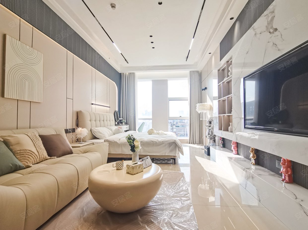 实图实价！天上不！朝阳村正地铁口一室一厅落地窗拎包入住